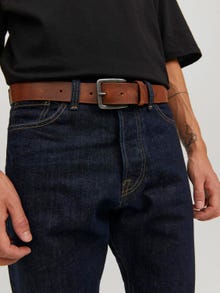 Jack & Jones Leather Belt -Mocha Bisque - 12152757