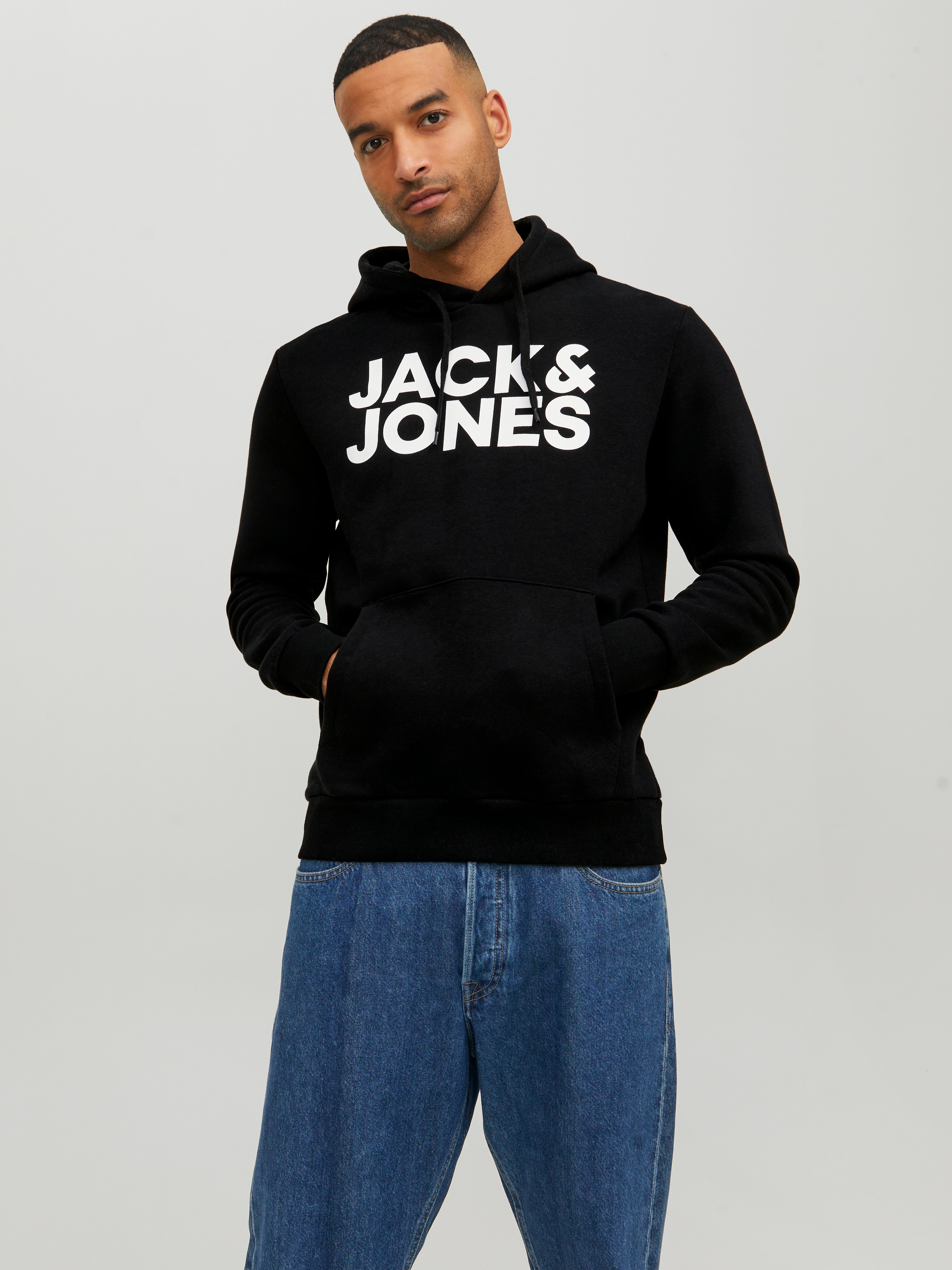 98％以上節約 Jack Jones ジャックアンドジョーンズ JJEKING HOOD Sweatshirt black メンズ 