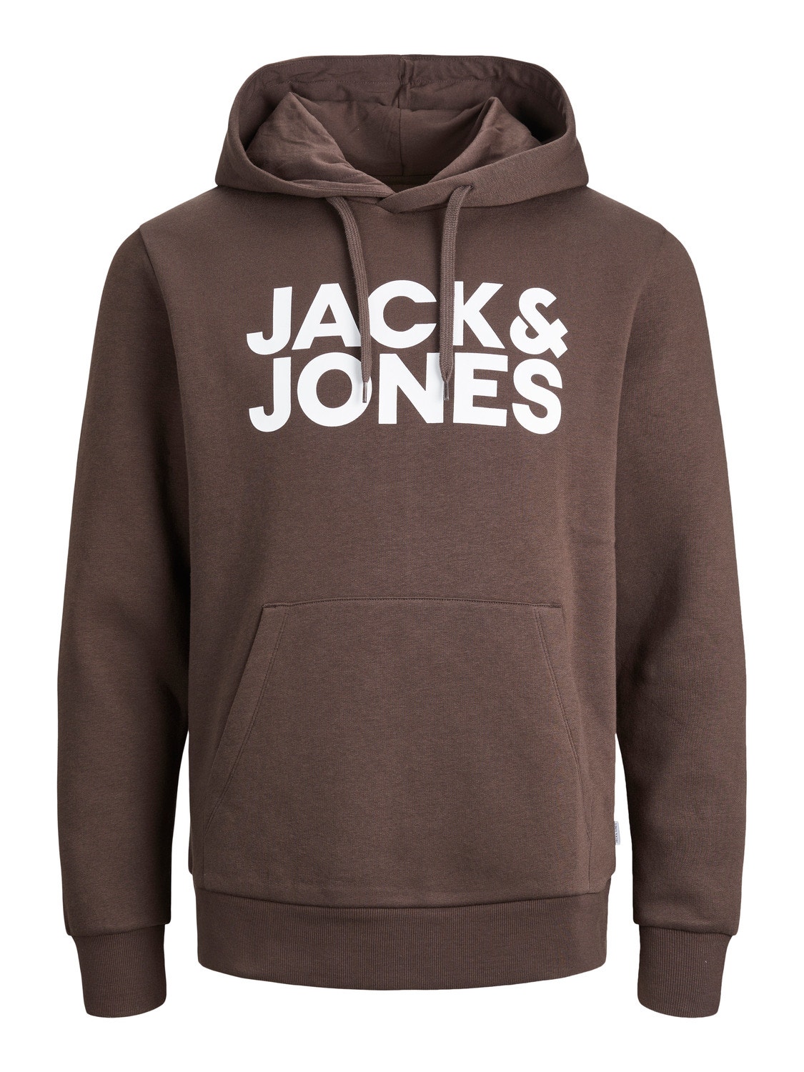 Jack & Jones Logo Kapuzenpullover -Seal Brown - 12152840