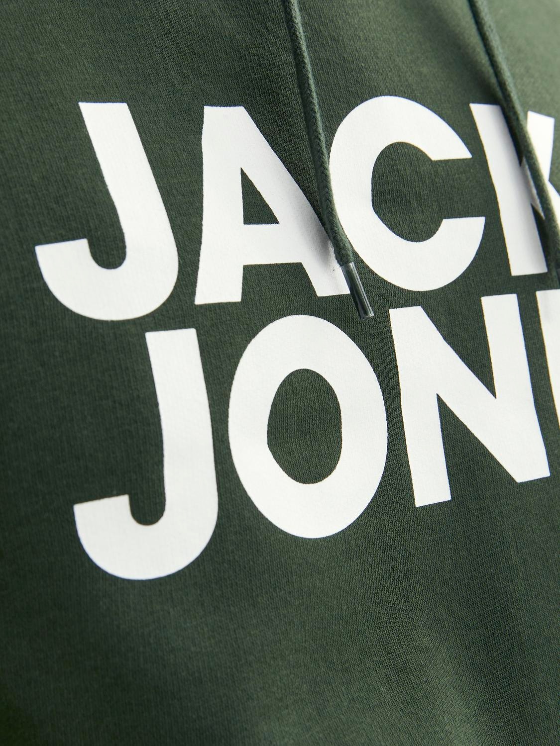 Jack & Jones Logo Kapuzenpullover -Mountain View - 12152840