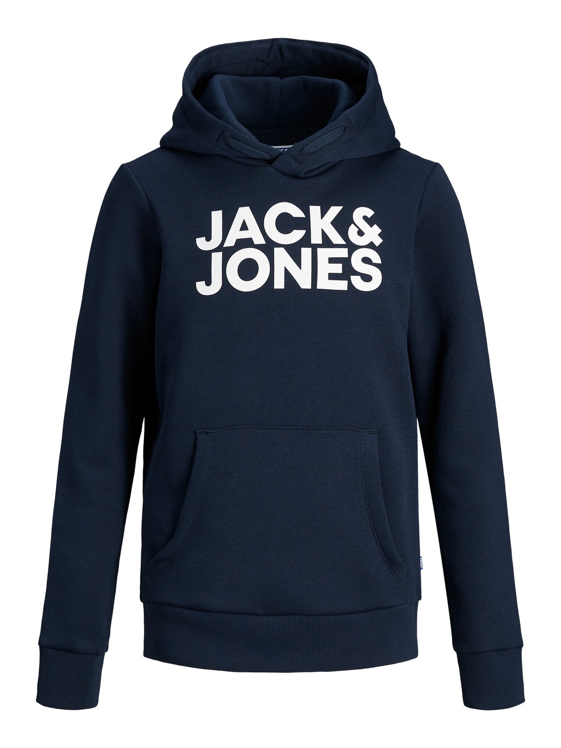Jack & Jones Logo Hoodie Voor jongens -Navy Blazer - 12152841