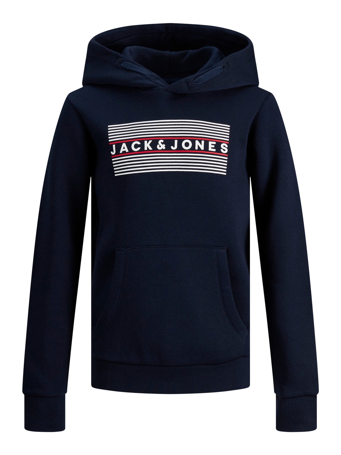 Jack & Jones Logo Hoodie Junior -Navy Blazer - 12152841
