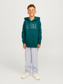 Jack & Jones Logotipas Džemperis Jaunimui -Deep Teal - 12152841