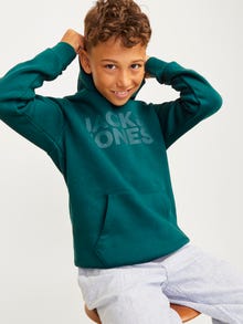 Jack & Jones Logotipas Džemperis Jaunimui -Deep Teal - 12152841