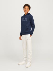 Jack & Jones Junior Logo Huppari -Navy Blazer - 12152841
