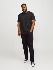 Jack & Jones Plus Size JJITIM JJORIGINAL AM 816 PLS Slim Straight Fit jeans -Black Denim - 12153645