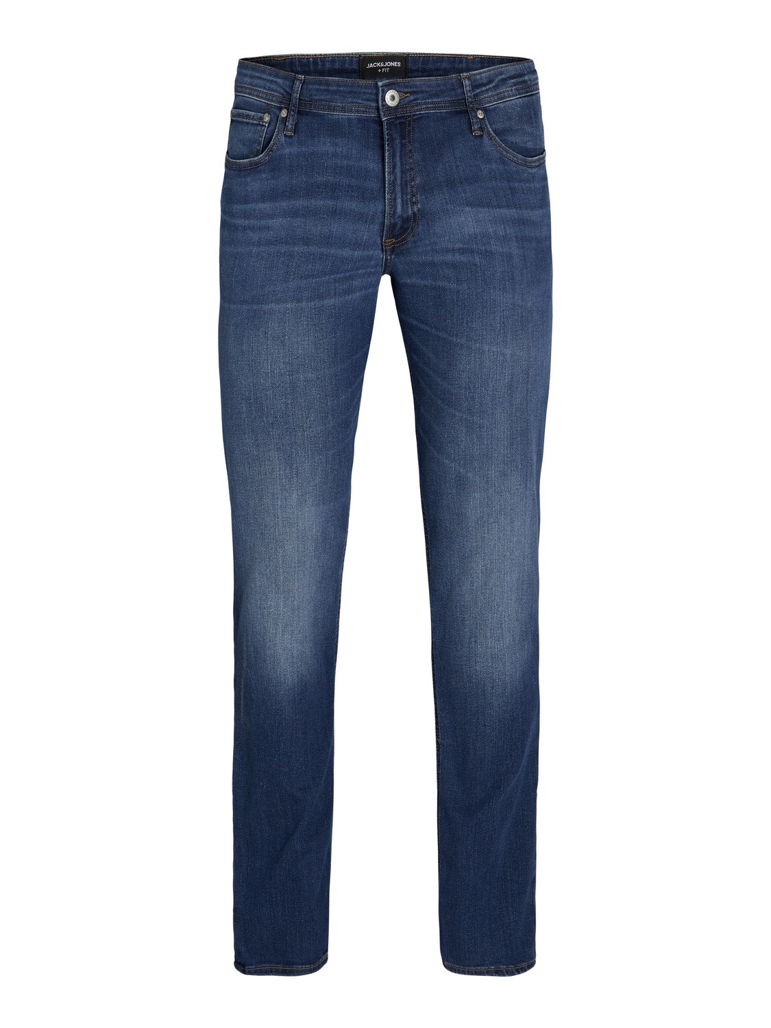Jack & Jones Plus Size JJITIM JJORIGINAL AM 814 PLS Jeans corte slim straight -Blue Denim - 12153646