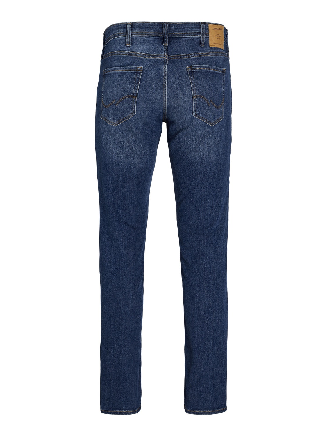 Jack & Jones Plus Size JJITIM JJORIGINAL AM 814 PLS Jeans Slim Straight Fit -Blue Denim - 12153646