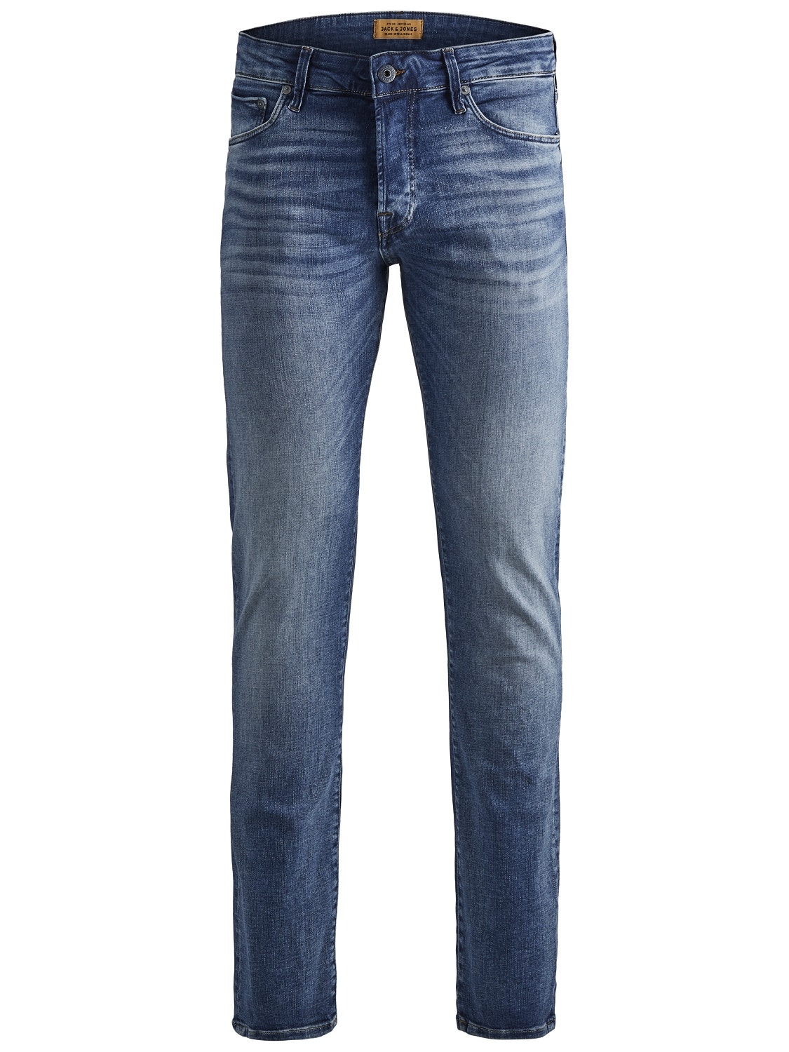 Jack & Jones Plus Size JJITIM JJICON JJ 357 50SPS PLS Slim Straight Fit jeans -Blue Denim - 12153939