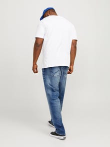 Jack & Jones Plus Size JJITIM JJICON JJ 357 50SPS PLS Slim Straight Fit jeans -Blue Denim - 12153939