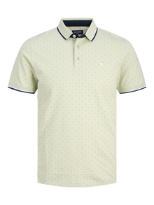 Jack & Jones All Over Print Poloshirt -Celadon Green - 12154548