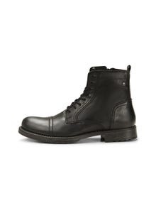 Jack & Jones Lær Boots -Anthracite - 12155999
