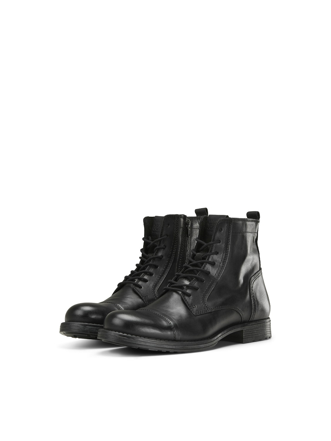 Jack & Jones Lær Boots -Anthracite - 12155999