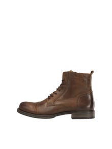 Jack & Jones Lær Boots -Cognac - 12156000