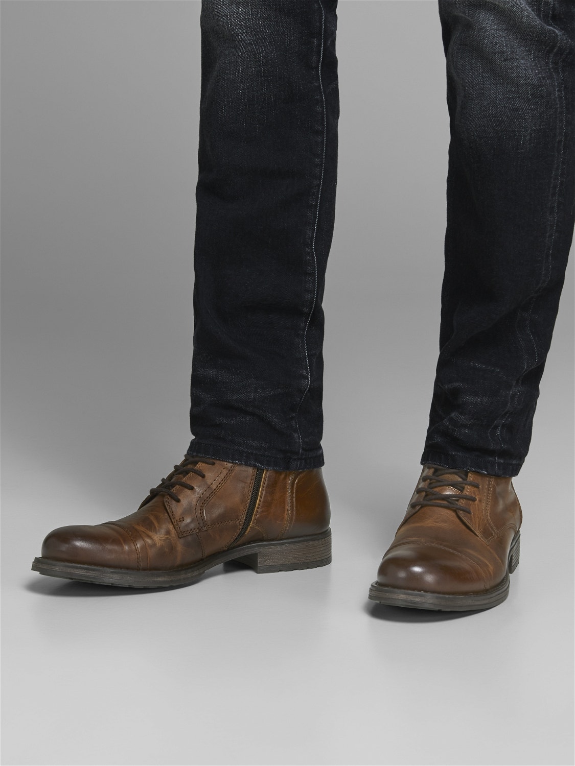 Leather Boots Light Brown | Jack & Jones®
