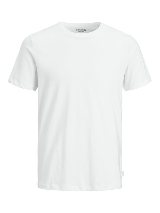 Jack & Jones Ensfarvet Crew neck T-shirt - 12156101