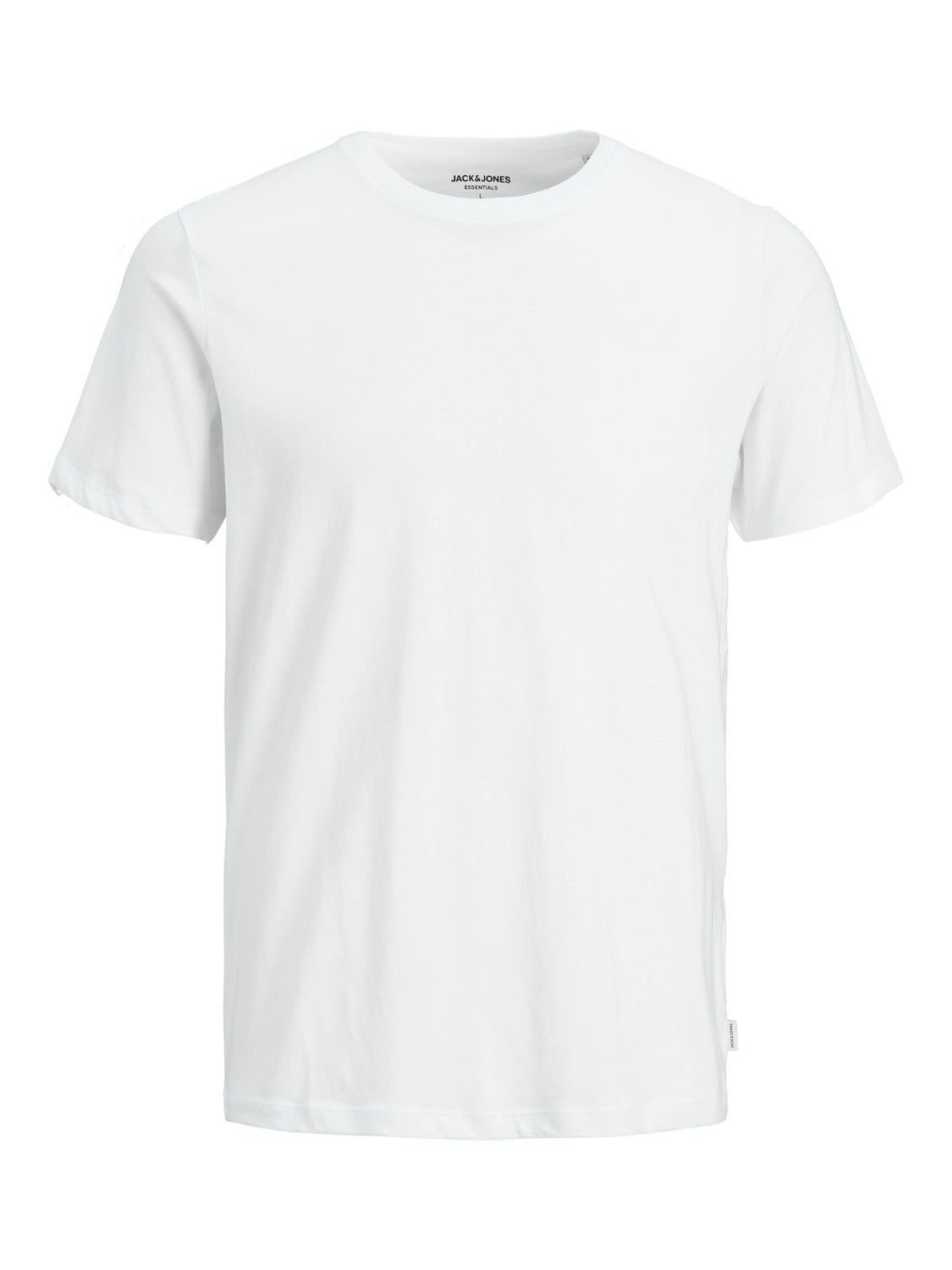 T-shirt | Plain & Jones® neck | White Jack Crew