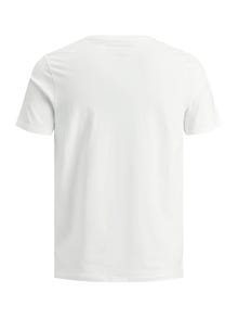 Jack & Jones Vienspalvis Marškinėliai -White - 12156101