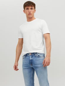 Jack & Jones Vienspalvis Marškinėliai -White - 12156101