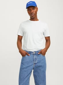Jack & Jones Plain O-Neck T-shirt -White - 12156101