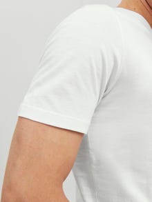 Jack & Jones Vienspalvis Marškinėliai -White - 12156101