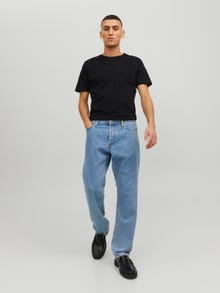 Jack & Jones Sima Környak Trikó -Black - 12156101