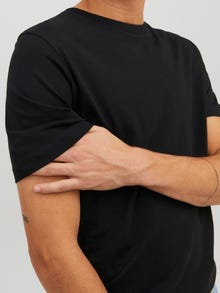 Jack & Jones Effen Ronde hals T-shirt -Black - 12156101
