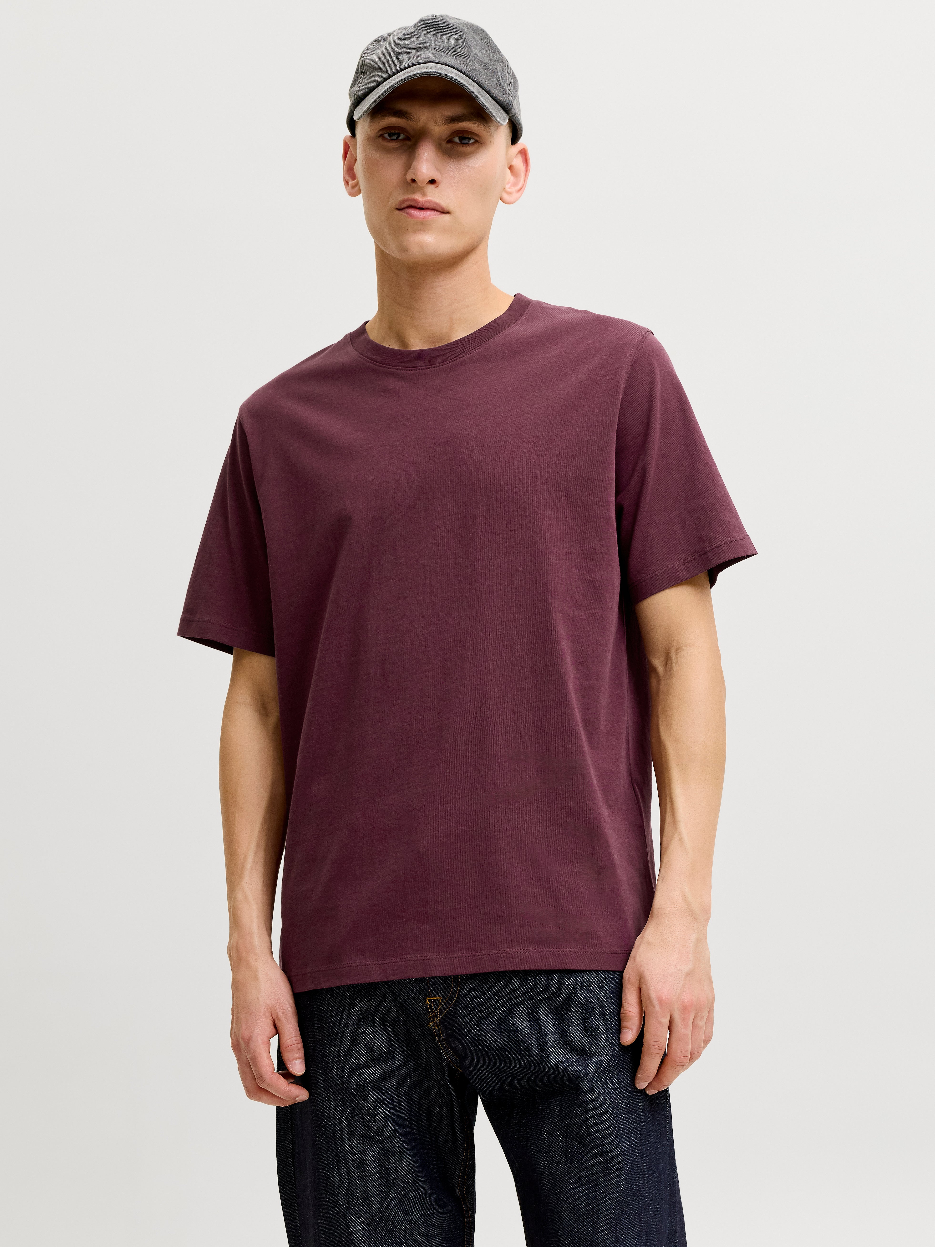 Cotton Plain Jack&Jones T Shirt, Round Neck, Size/Dimension: Medium at ₹ 700/piece in New Delhi