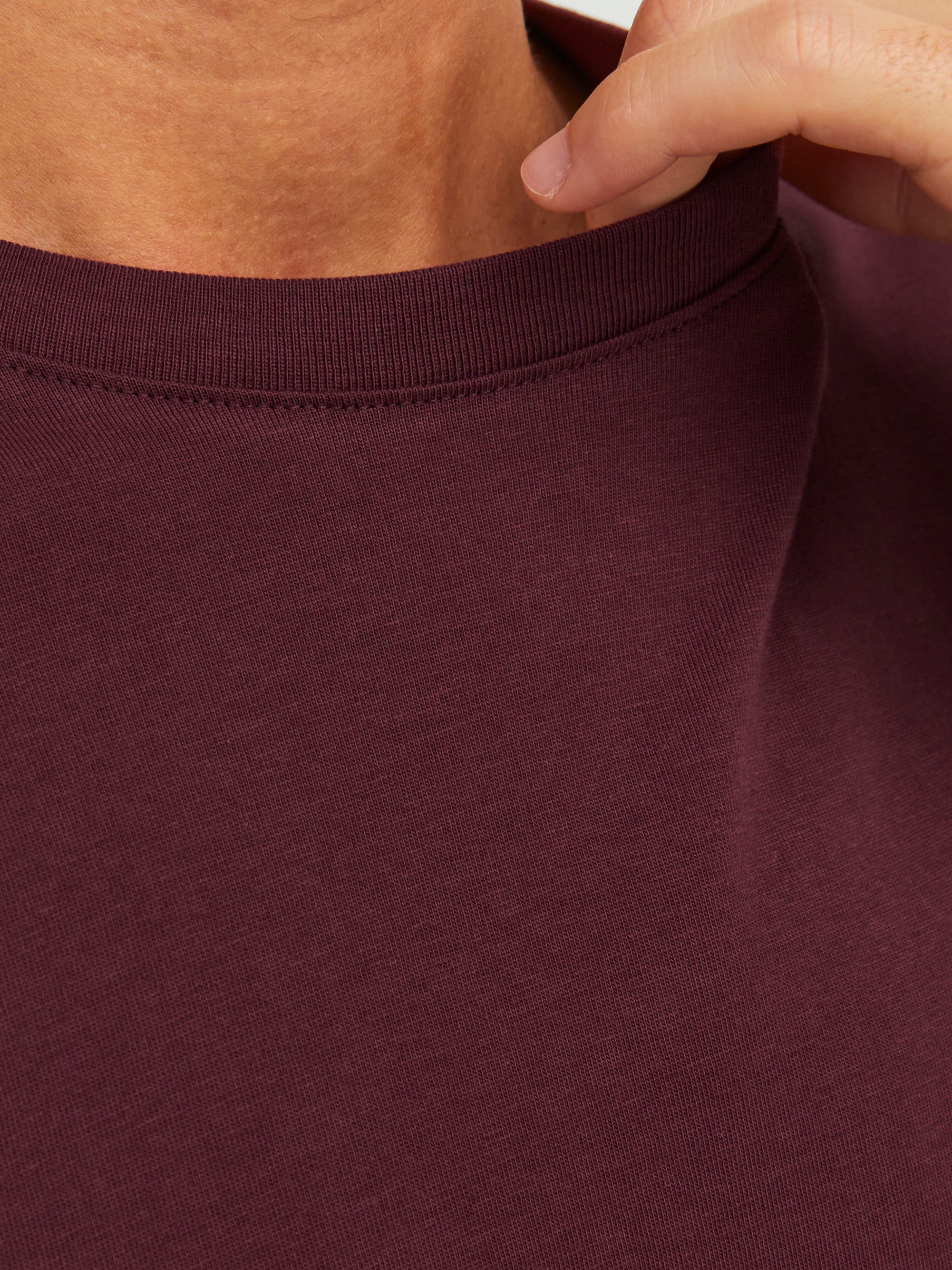 Jack & Jones Plain Crew neck T-shirt -Port Royale - 12156101