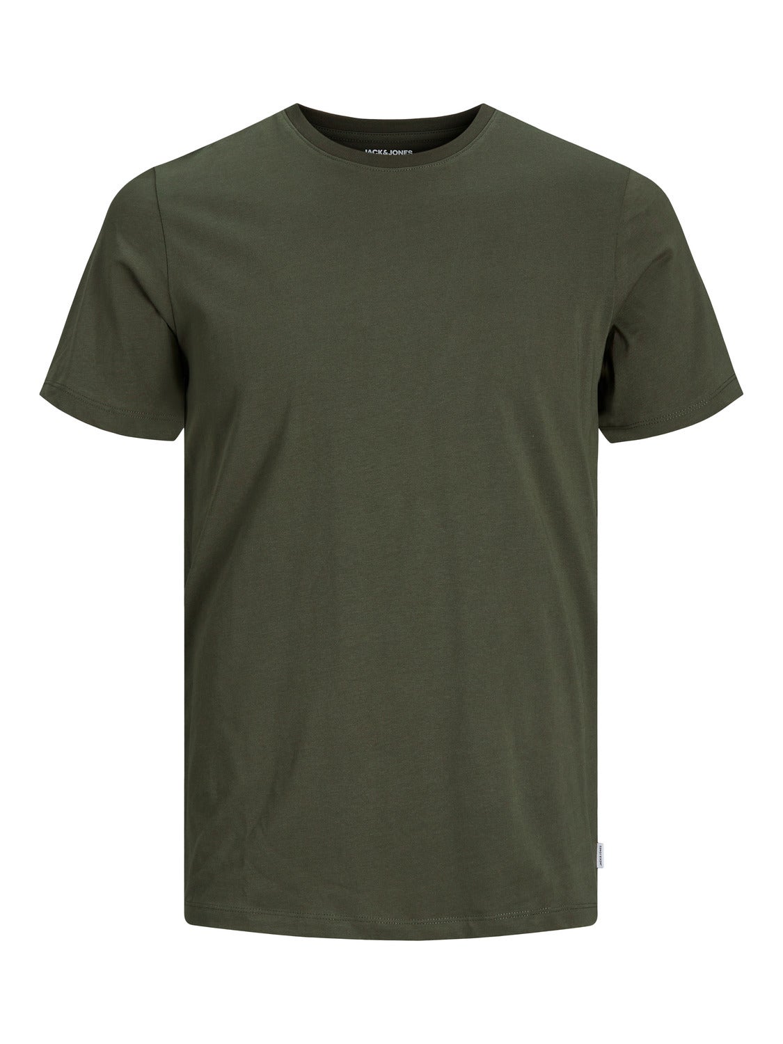 Jack & Jones Camiseta Liso Cuello redondo -Olive Night - 12156101