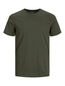 Jack & Jones Sima Környak Trikó -Olive Night - 12156101