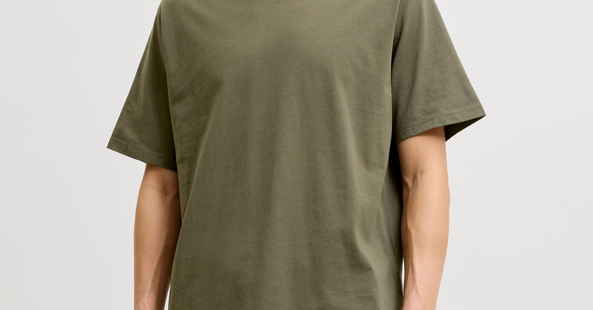 Jack & Jones - Camiseta Básica Cuello Redondo Jjeorganic