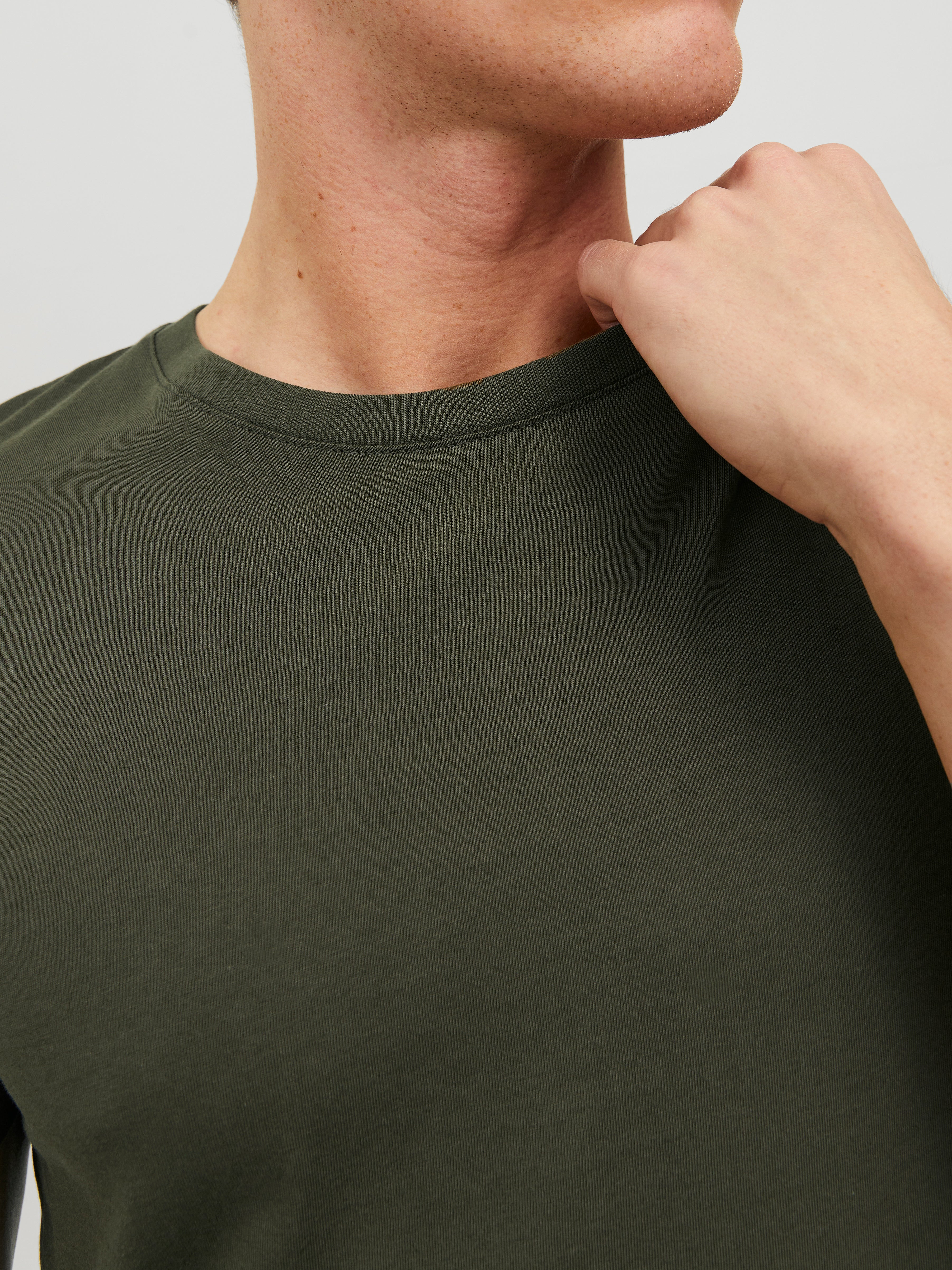 Jack & Jones T-shirt Semplice Girocollo -Olive Night - 12156101