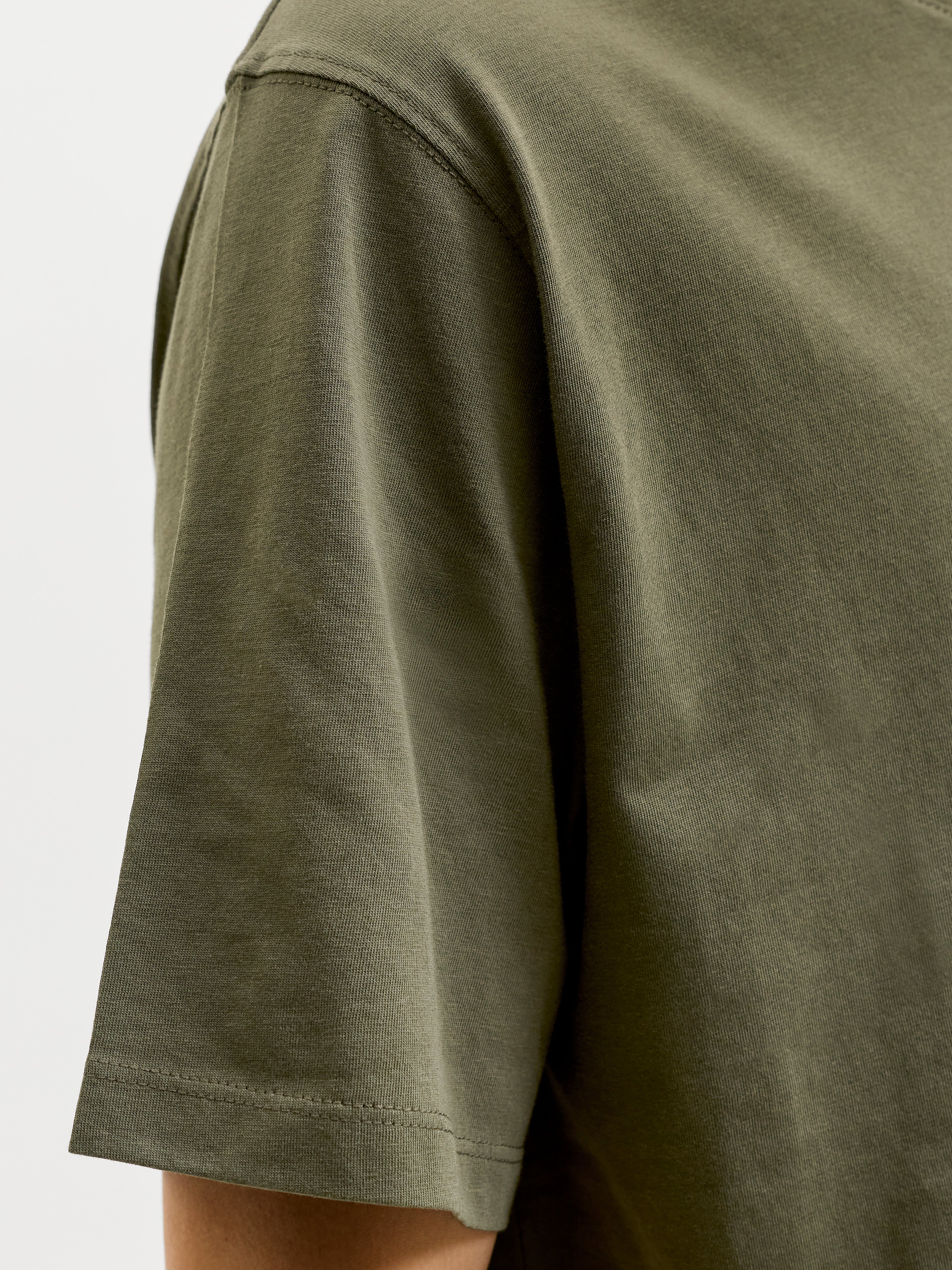 Einfarbig Rundhals T-shirt | Dunkelgrün | Jack & Jones® 