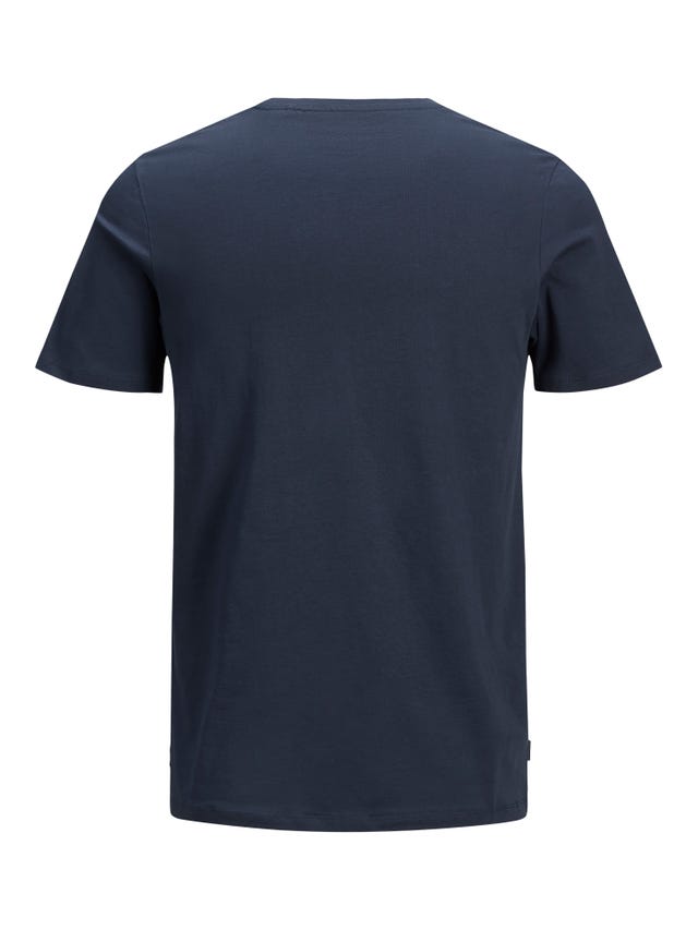 Jack & Jones Plain Crew neck T-shirt - 12156101