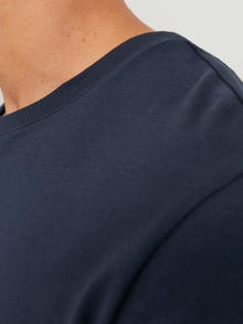 Jack & Jones Camiseta Liso Cuello redondo -Navy Blazer - 12156101