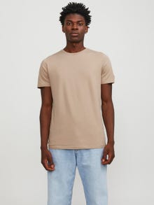 Jack & Jones Camiseta Liso Cuello redondo -Crockery - 12156101