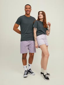 Jack & Jones Sima Környak Trikó -Asphalt - 12156101