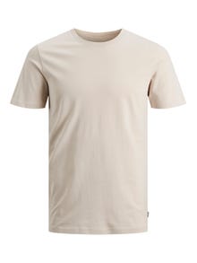 JACK & JONES Heren Joseph Set van 5 T-Shirts Marineblauw / Wit / Grijs / Dusty Olijf / Zwart JACK & JONES Heren Joseph Set van 5 T-Shirts Marineblauw / Wit / Grijs / Dusty Olijf / Zwart