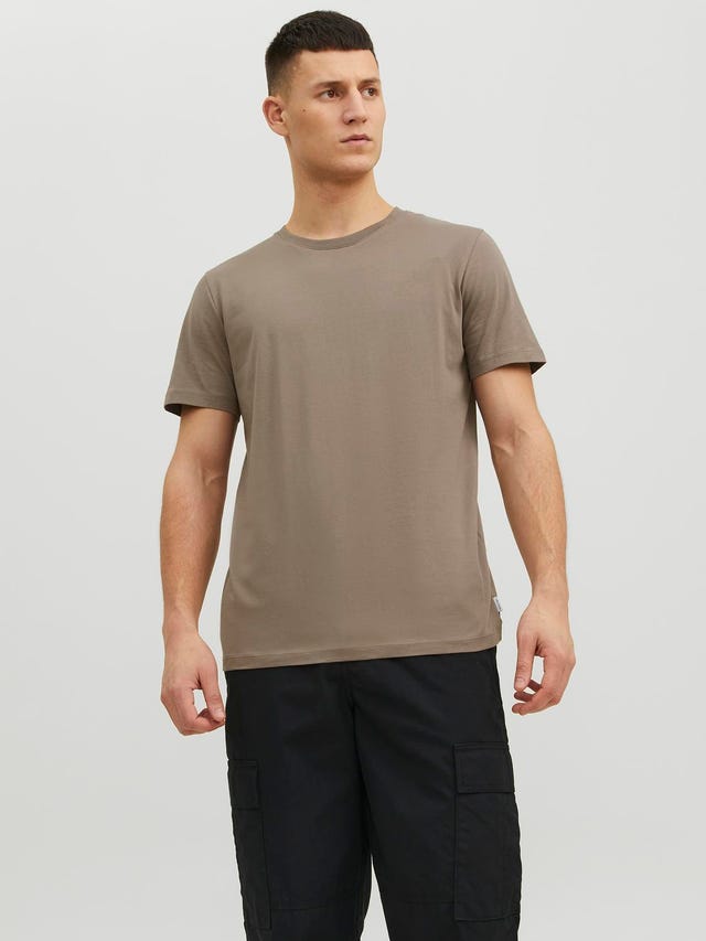 Jack & Jones Enfärgat Rundringning T-shirt - 12156101