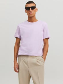 Jack & Jones Vanlig O-hals T-skjorte -Orchid Petal - 12156101