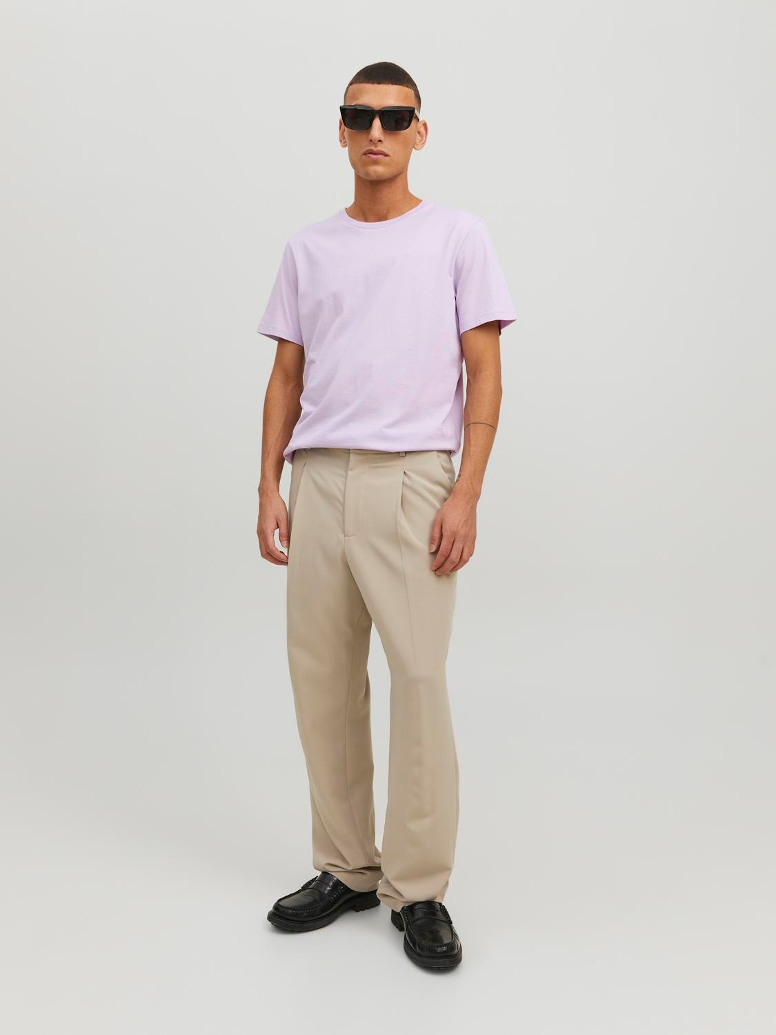 Jack & Jones Vanlig O-hals T-skjorte -Orchid Petal - 12156101