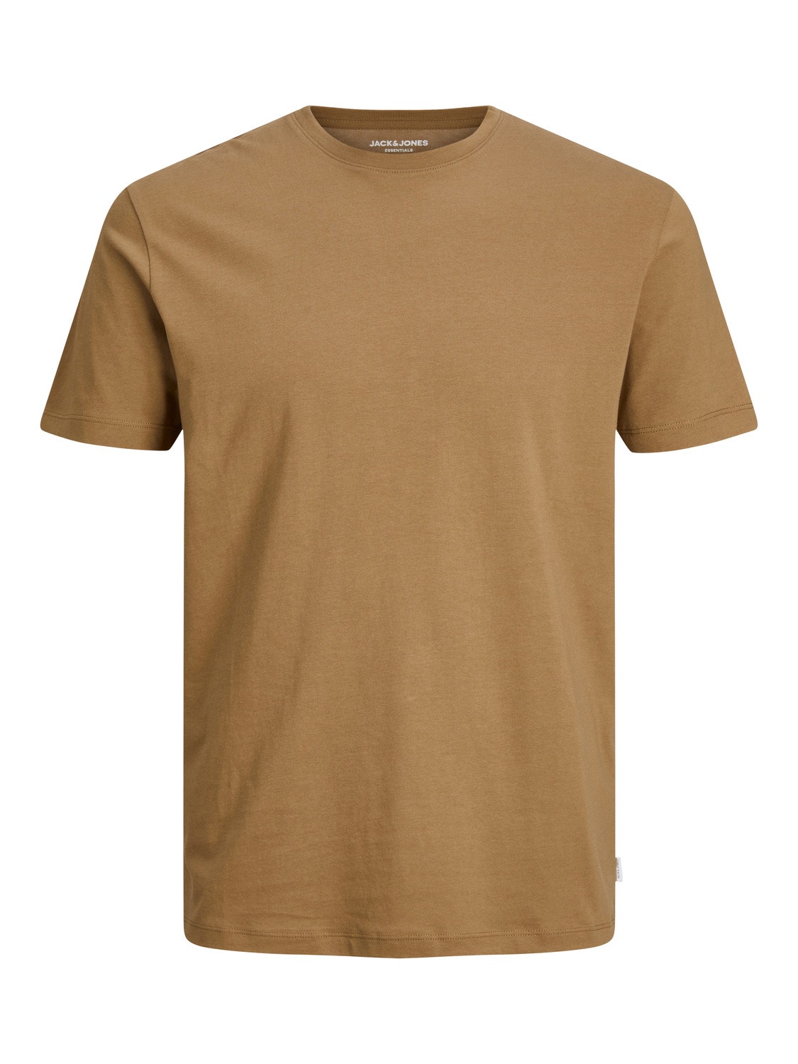 Jack & Jones Plain Crew neck T-shirt -Otter - 12156101
