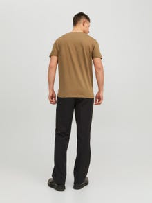 Jack & Jones Plain Crew neck T-shirt -Otter - 12156101