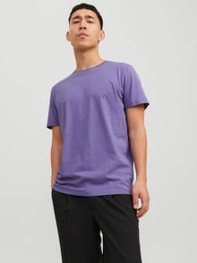 Jack & Jones Effen Ronde hals T-shirt -Twilight Purple - 12156101