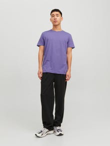 Jack & Jones Effen Ronde hals T-shirt -Twilight Purple - 12156101