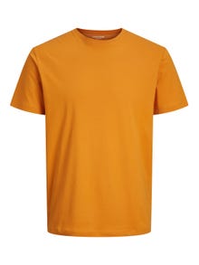 Jack & Jones Enfärgat Rundringning T-shirt -Desert Sun - 12156101