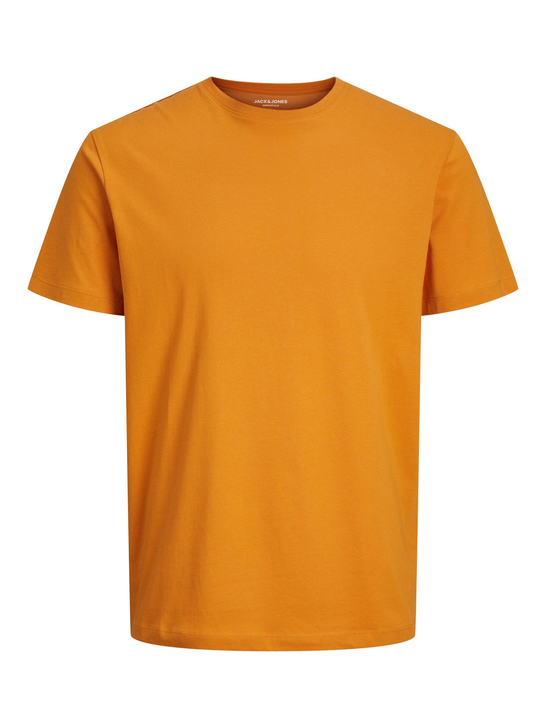 Jack & Jones Ensfarvet Crew neck T-shirt -Desert Sun - 12156101