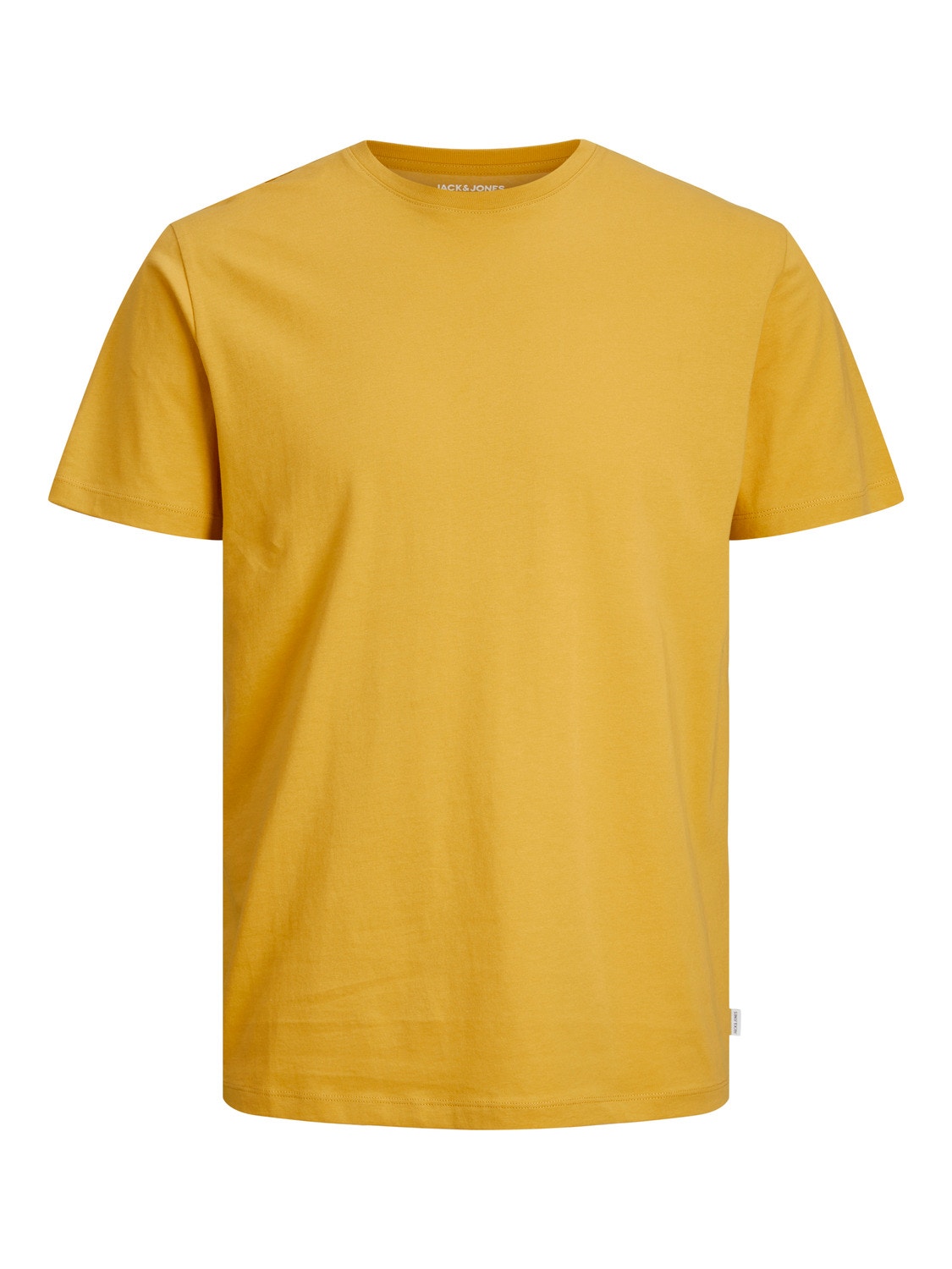 Jack & Jones Yksivärinen Pyöreä pääntie T-paita -Honey Gold - 12156101