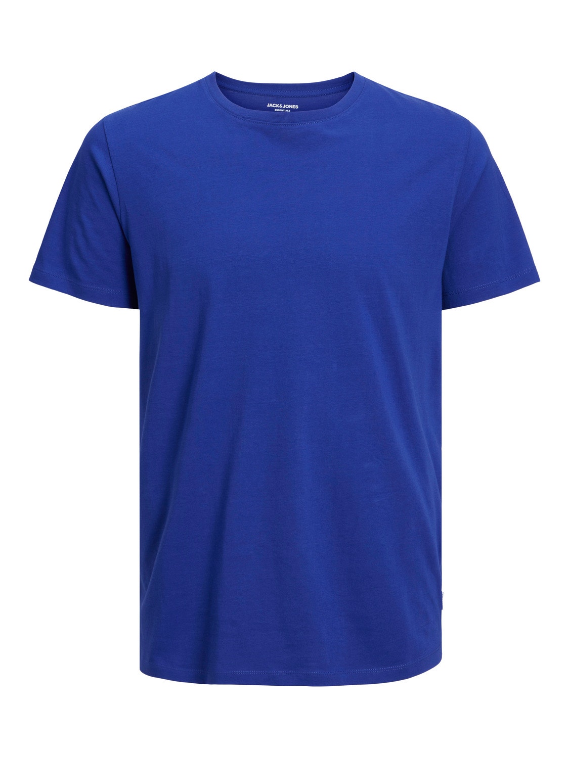 Jack & Jones T-shirt Liso Decote Redondo -Bluing - 12156101